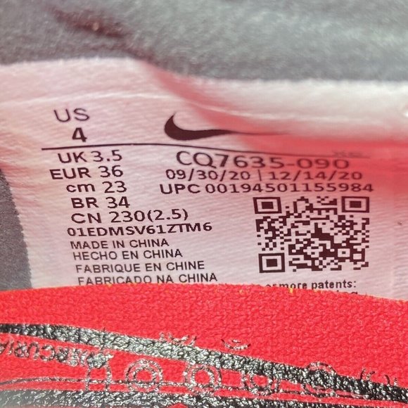 New Nike Vapor 14 Elite FG Black Soccer Cleat Men's Size 4/ Wmns 5.5 CQ7… - Picture 7 of 7